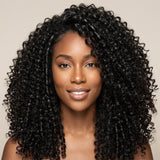 (3Bundles+5X5 HD Closure) Virgin Pixie Curly Hair Bundles Double Drawn