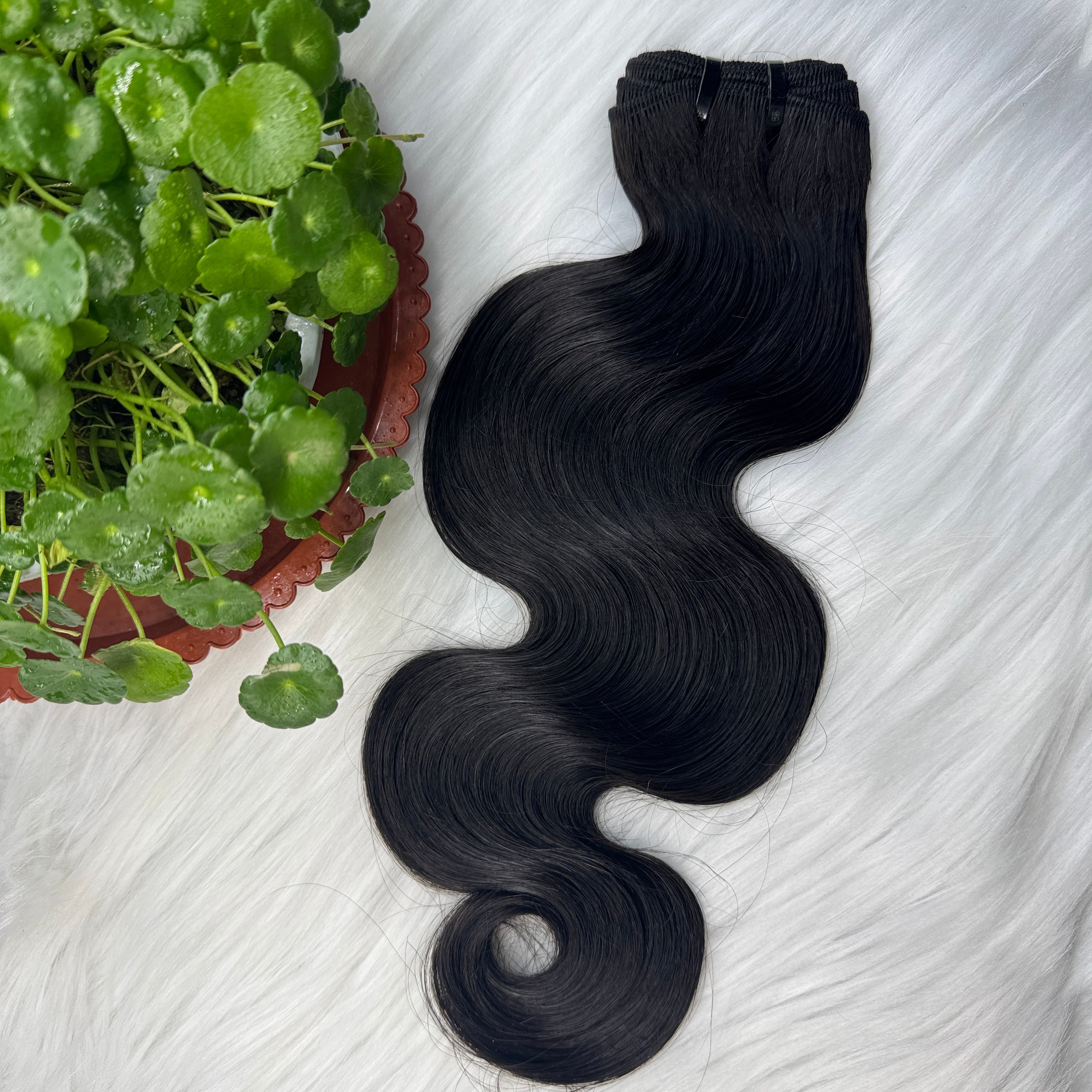 (3 Bundles Deal) Raw Body Wave Hair Bundles Double Drawn