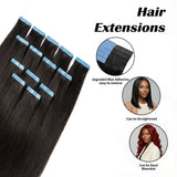 Straight Tape In Hair Extensions Double Drawn
