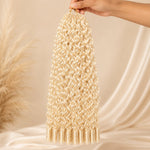 UrbanChichair #613 blonde Burmese curly crochet human hair displayed with premium branded packaging on satin fabric