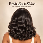 UrbanChichair 7x6 HD lace body wave wig featuring four styling options: middle part, side part, C-part and deep side part.