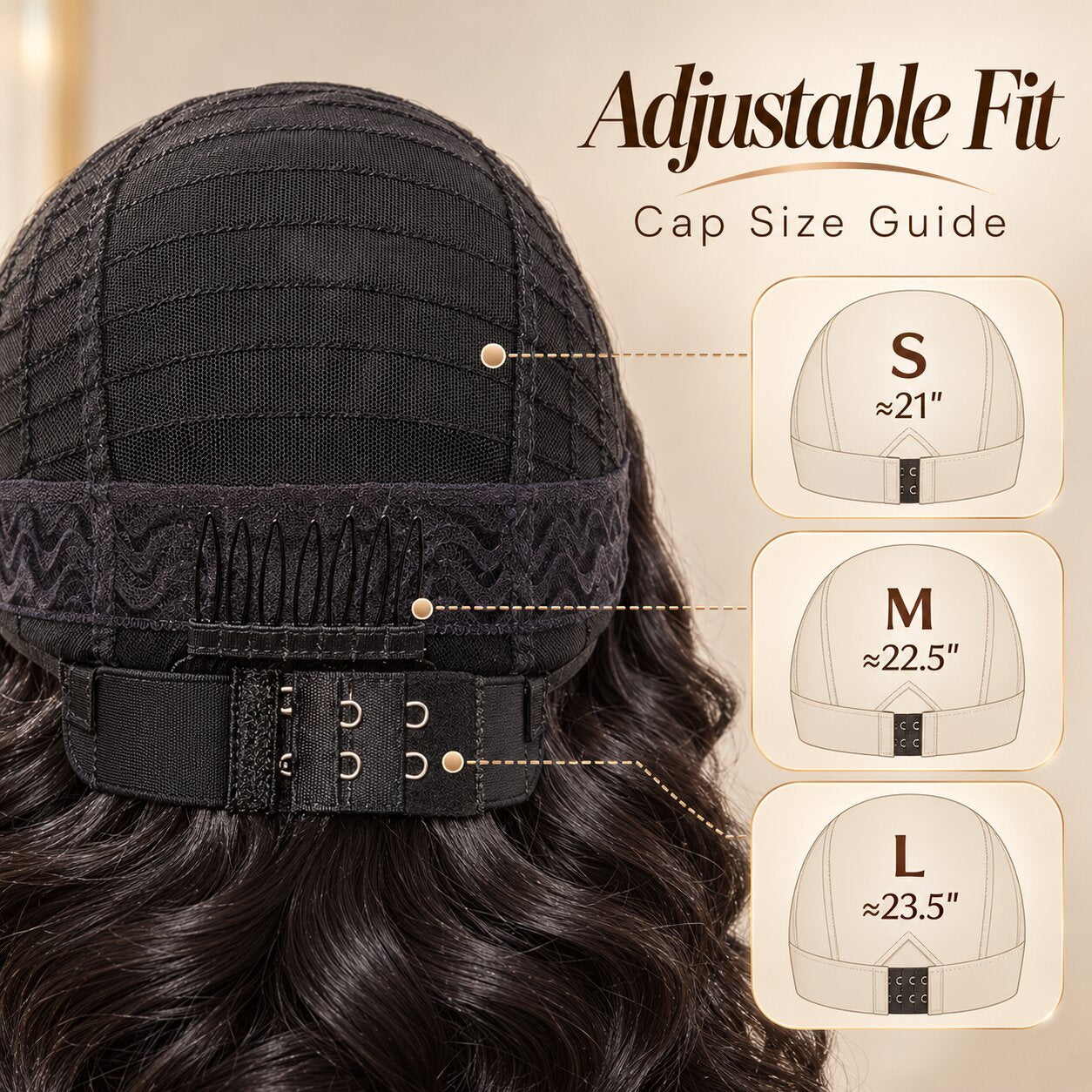 UrbanChichair HD lace body wave wig shown across light, medium and deep skin tone examples, highlighting natural-looking hairline blending.
