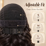 UrbanChichair HD lace body wave wig shown across light, medium and deep skin tone examples, highlighting natural-looking hairline blending.