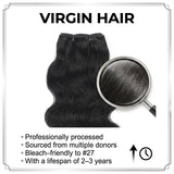 (3 Bundles Deal) Virgin Pixie Curly Bundles Double Drawn