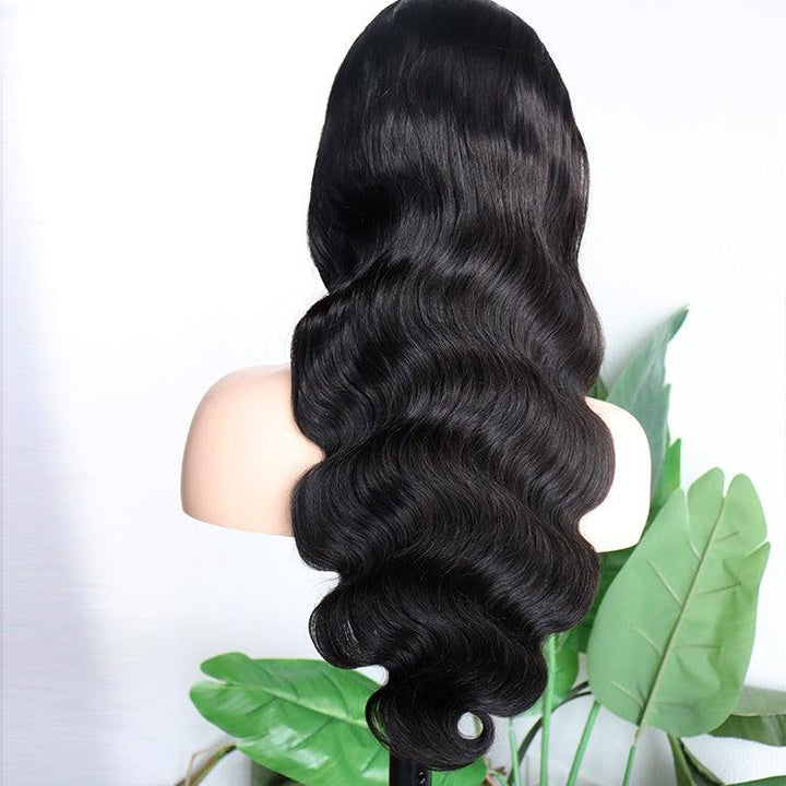 Body wave Virgin Human hair 13x6 HD Lace Full Frontal Glueless wigs1 - URBAN CHIC HAIR