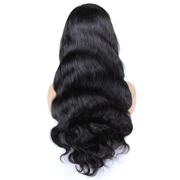 body wave Half wig 250% density Virgin Human hair