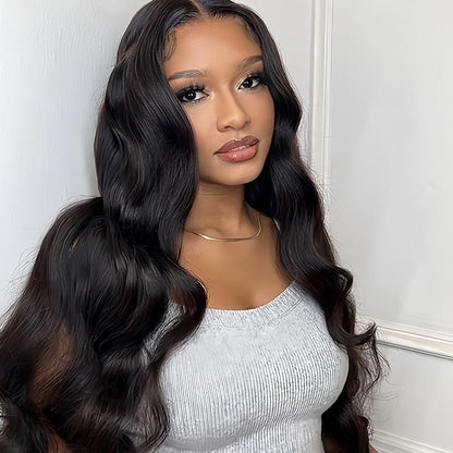 Body Wave Virgin Human Hair 9x6 HD Lace Full Frontal Glueless Wig