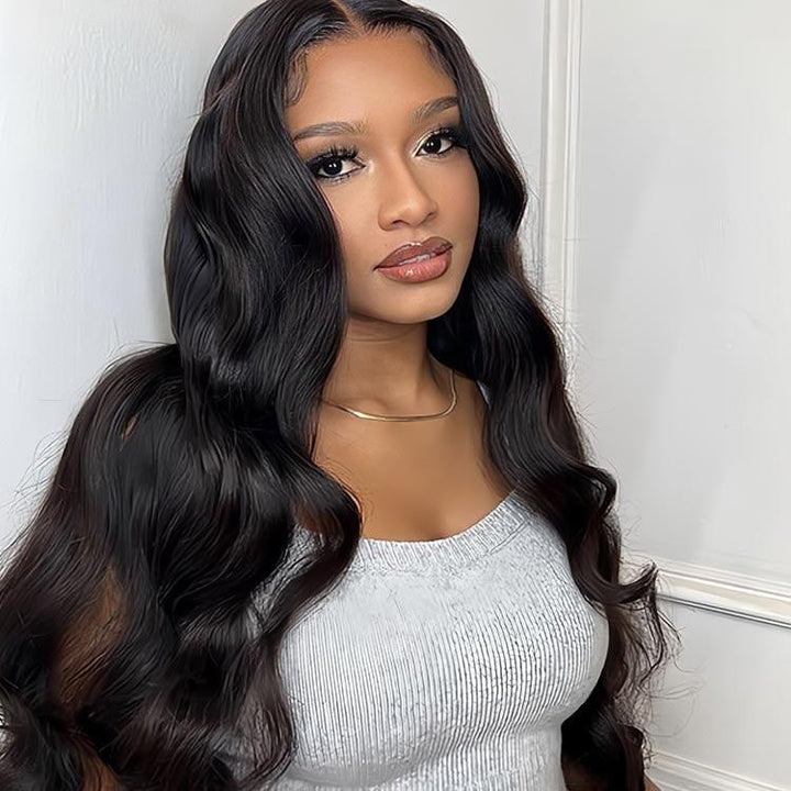 Body Wave Virgin Human Hair 9x6 HD Lace Full Frontal Glueless Wig - URBAN CHIC HAIR