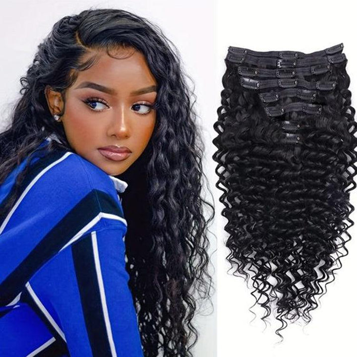 Clip in Hair Extension Straight Virgin Human Hair - URBAN CHIC HAIR