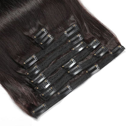 Clip in Hair Extension Straight Virgin Human Hair