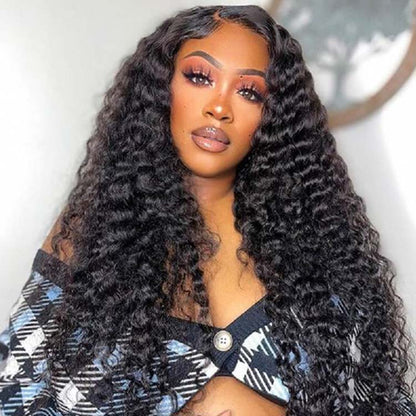 deep wave hd lace frontal wig