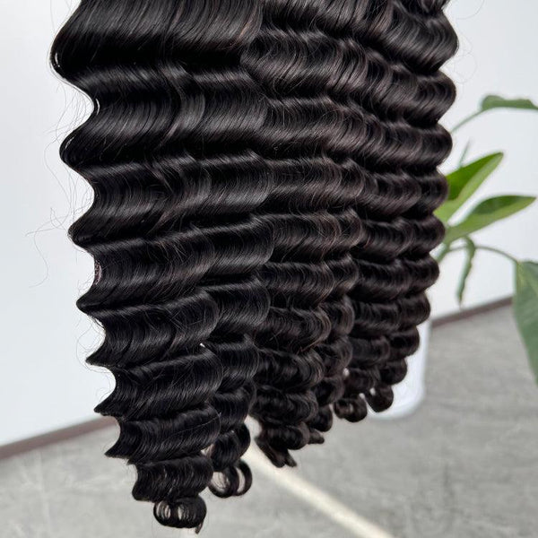 Deep wave Tape in Hair Extensions