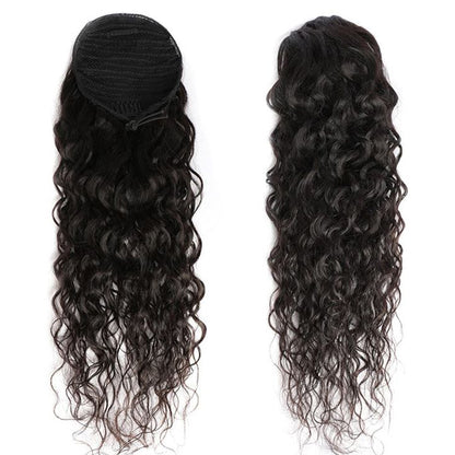 natural wave Drawstring Ponytail Hair extensions