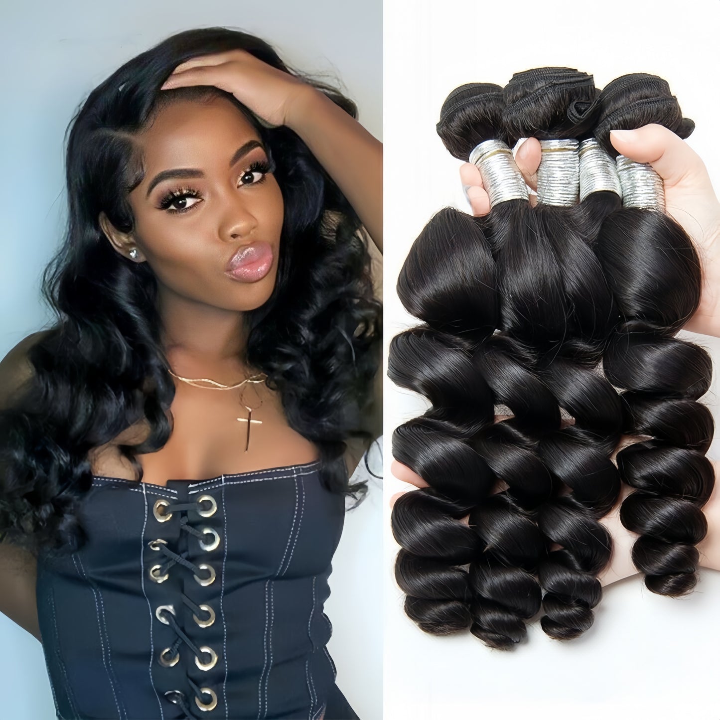 (3 Bundles Deal) Loose wave Bundles