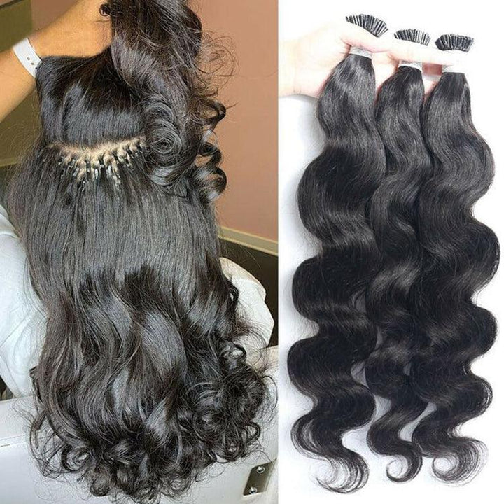 body wave i/stick tip Hair Extensions Human Hair - URBAN CHIC HAIR