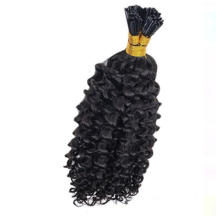 deep curly i/stick tip Hair Extensions - URBAN CHIC HAIR