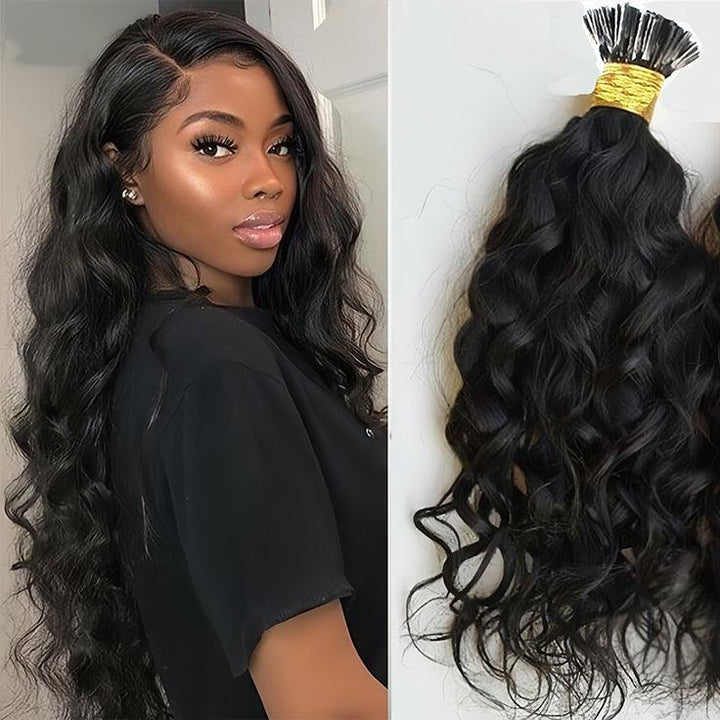 Natural Wave i/stick tip Hair Extensions - URBAN CHIC HAIR