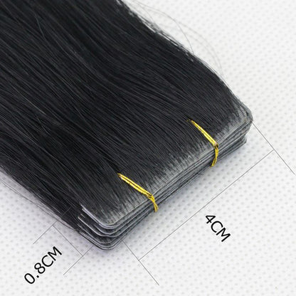 body wave invisible tape in Hair Extensions Human Hair