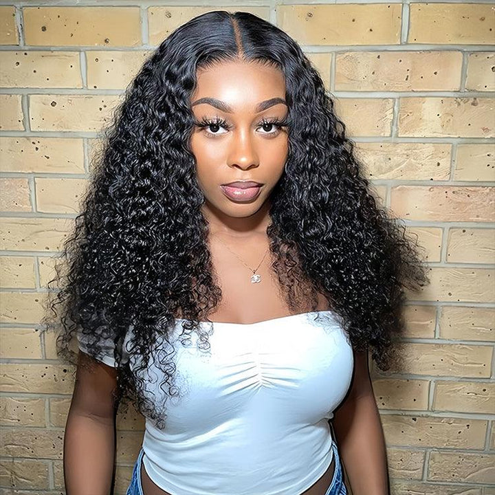 Jerry curly Virgin Human hair 5x5 HD Lace Closure Glueless Wigs - URBAN CHIC HAIR