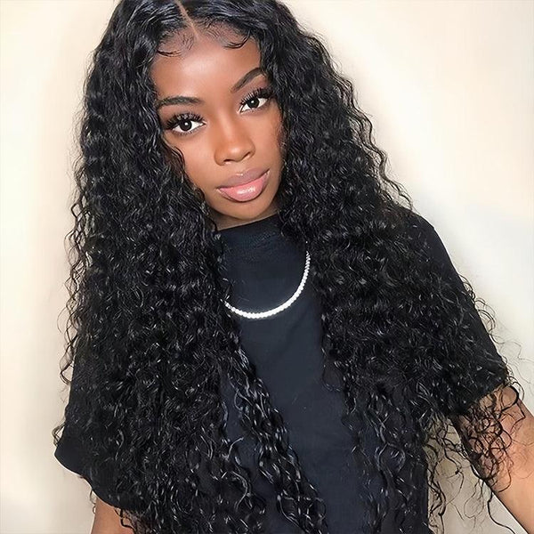 Jerry curly Virgin Human hair 5x5 HD Lace Closure Glueless Wigs - URBAN CHIC HAIR