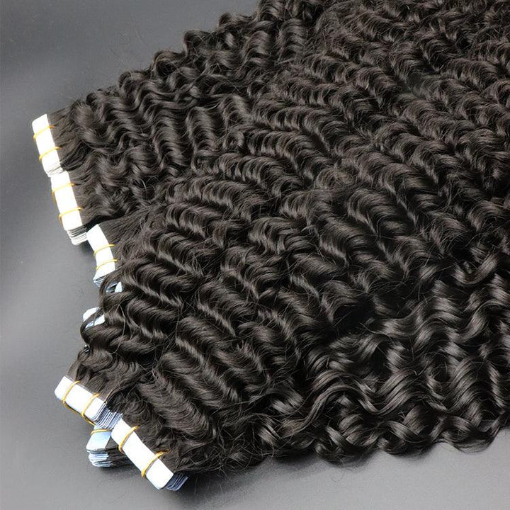 Kinky Curly Tape in Hair Extensions - URBAN CHIC HAIR