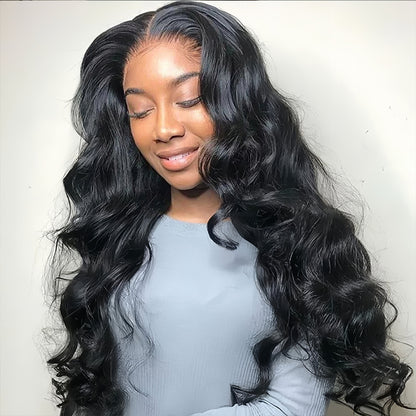 Loose Wave Virgin Human Hair 5x5 HD Lace Closure Glueless Wigs