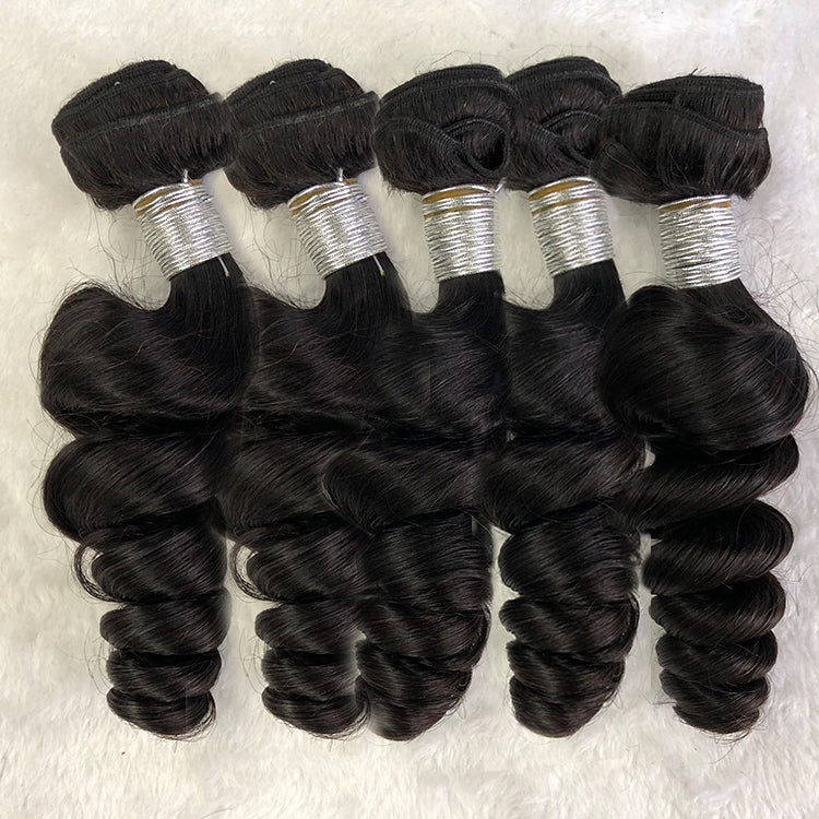 Virgin loose wave  bundles