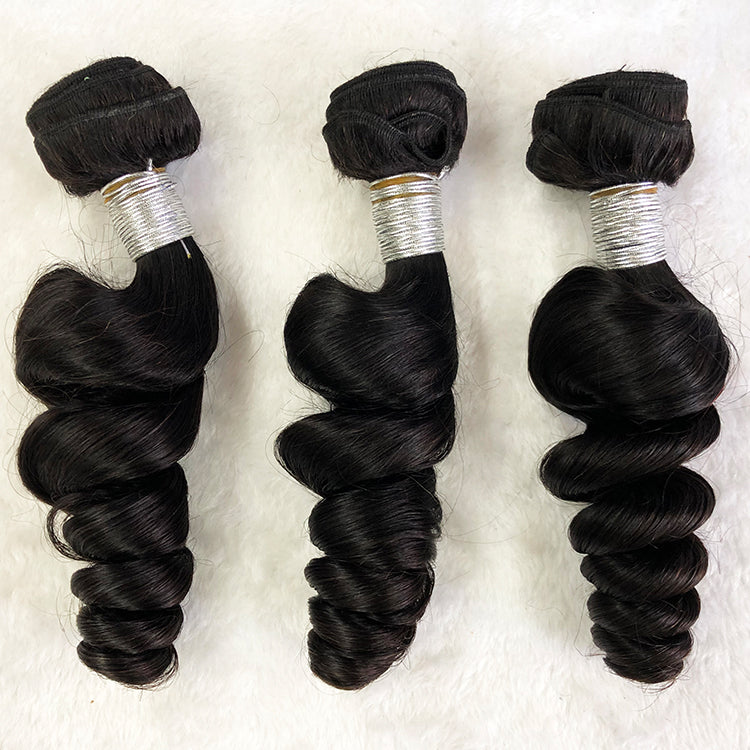 Virgin loose wave  bundles