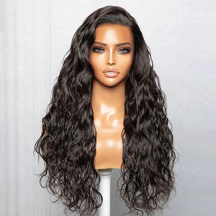 Natural wave wig Virgin Human hair 13x4 HD Lace Full Frontal Glueless Wigs - URBAN CHIC HAIR