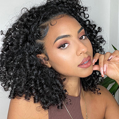 (3 Bundles Deal）pixie Curly Bundles