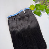 Straight Tape In Hair Extensions Double Drawn