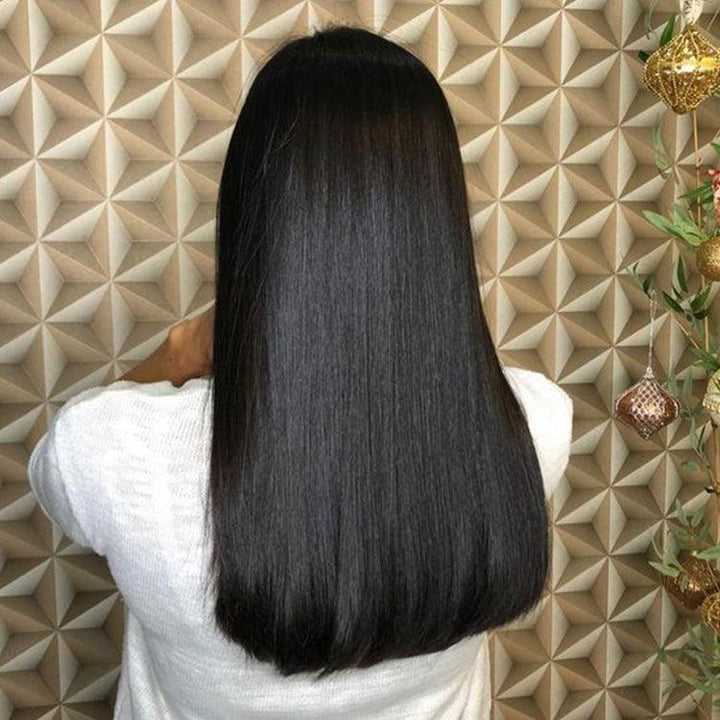 straight tape in hair extensions