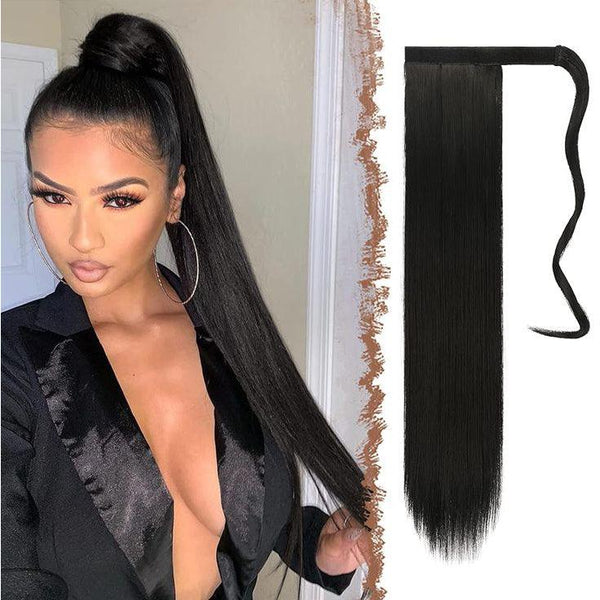 straight Velcro Ponytail Hair extensions - URBAN CHIC HAIR