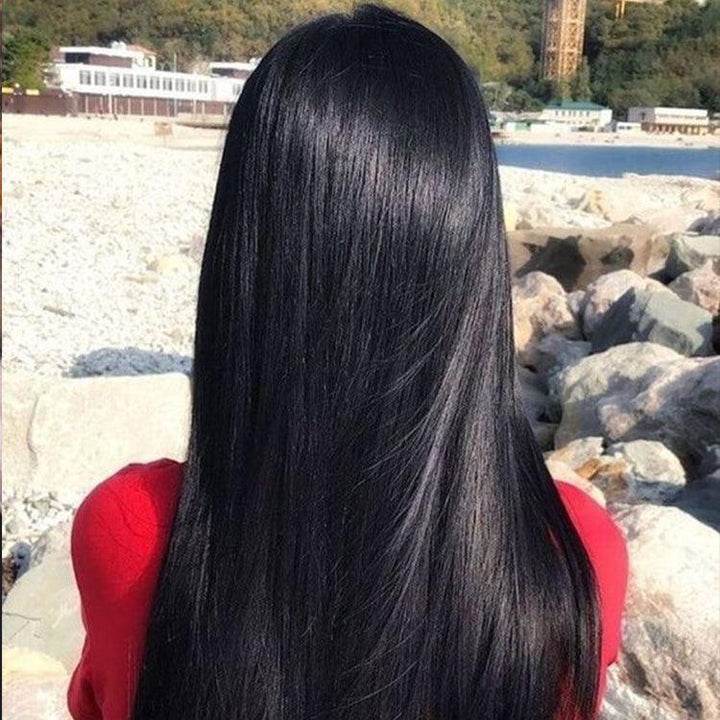 straigfht invisible tape in hair extensions