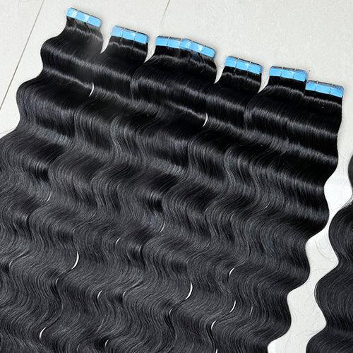 Cambodian Wavy Tape in Hair Extensions - URBAN CHIC HAIR